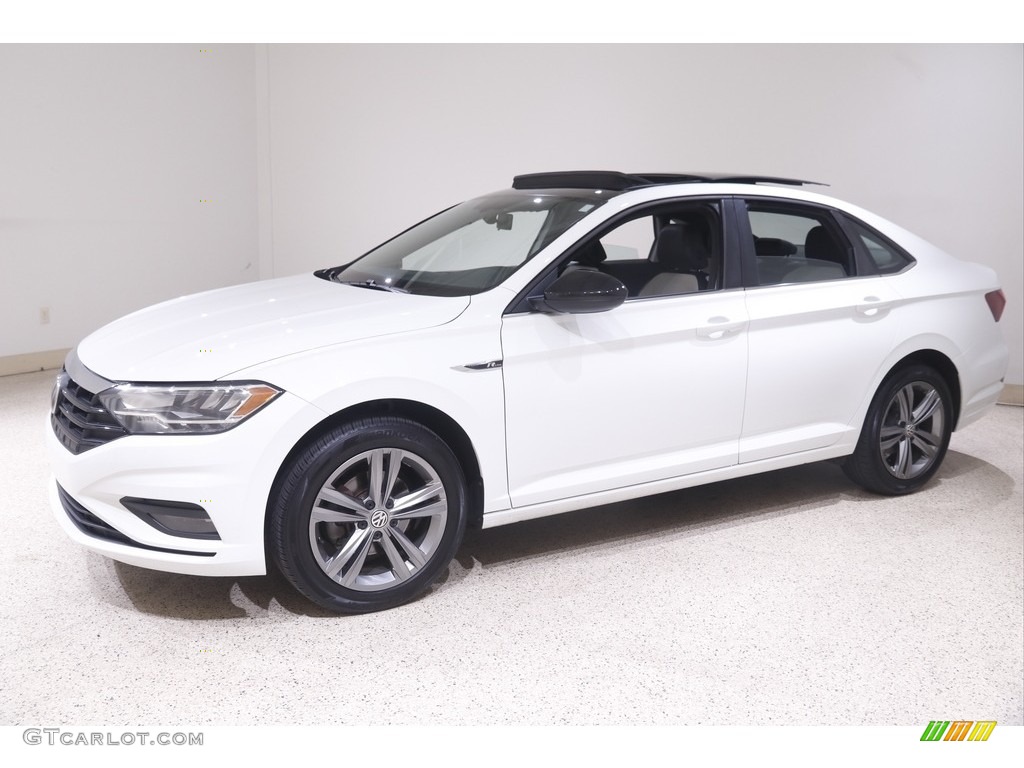 Pure White 2019 Volkswagen Jetta R-Line Exterior Photo #144855075