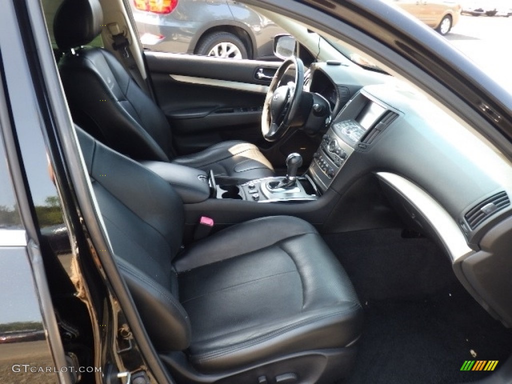 2012 G 37 x S Sport AWD Sedan - Black Obsidian / Graphite photo #8