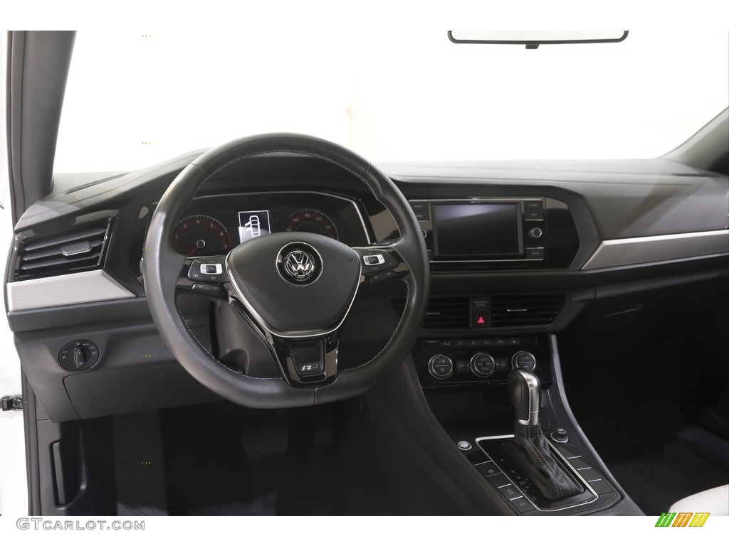 2019 Volkswagen Jetta R-Line Titan Black/Storm Gray Dashboard Photo #144855129