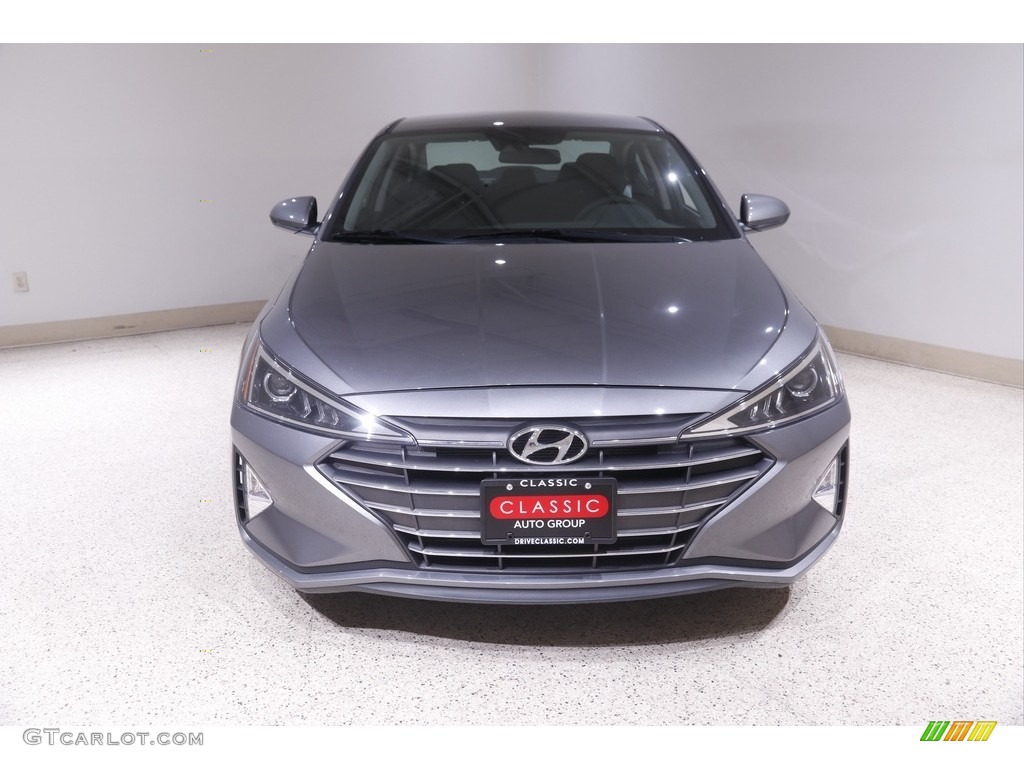 2020 Elantra SE - Machine Gray / Black photo #2