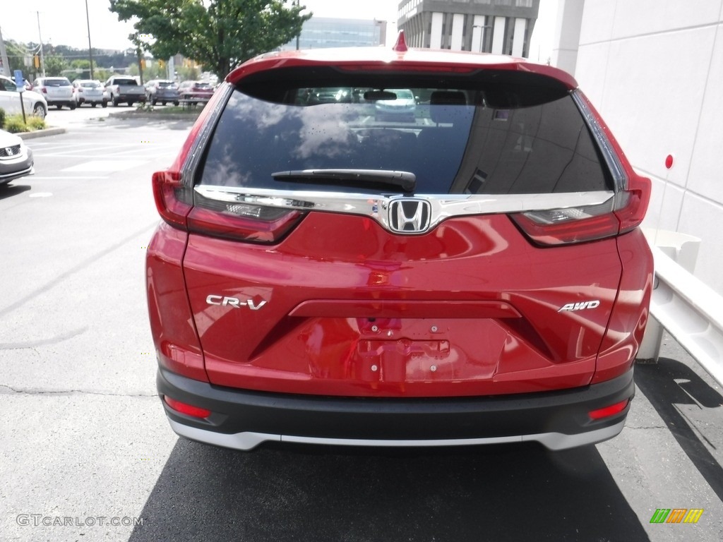 2020 CR-V EX AWD - Radiant Red Metallic / Gray photo #9