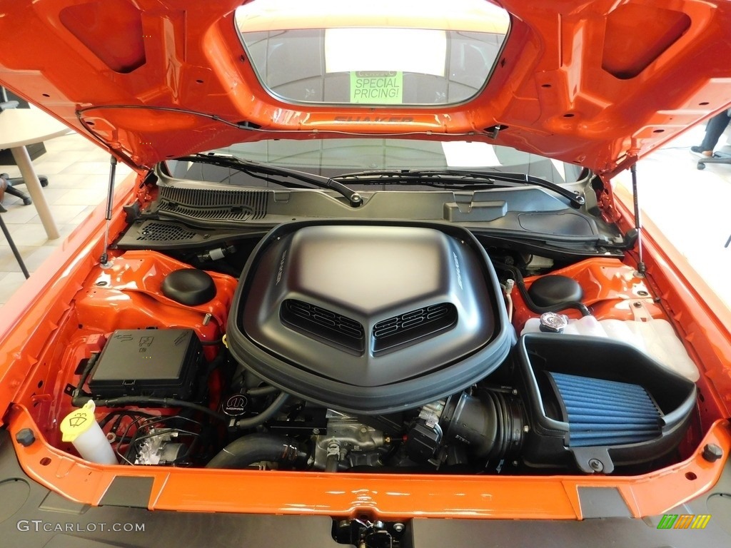 2021 Dodge Challenger R/T Scat Pack Shaker 392 SRT 6.4 Liter HEMI OHV-16 Valve VVT MDS V8 Engine Photo #144858114