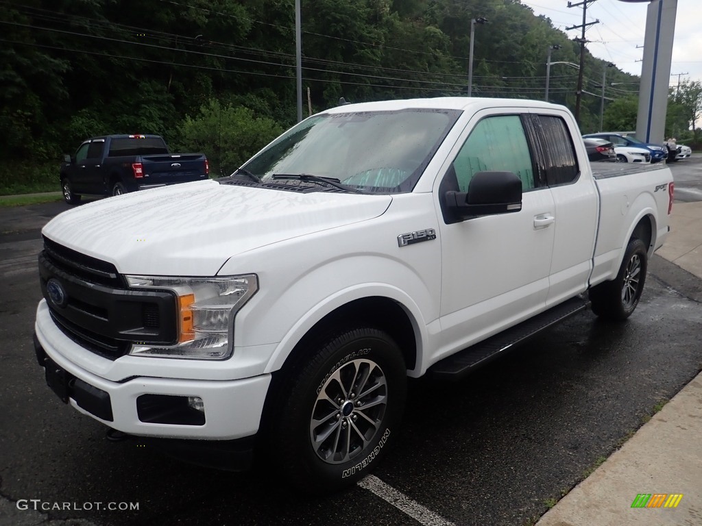 Oxford White 2019 Ford F150 XLT Sport SuperCab 4x4 Exterior Photo #144858705