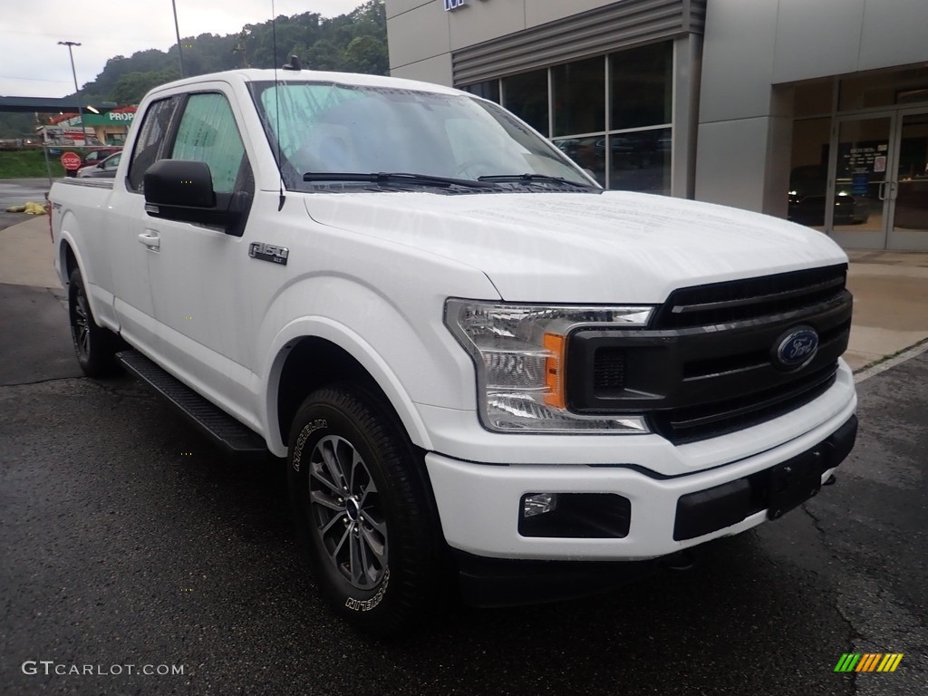 Oxford White 2019 Ford F150 XLT Sport SuperCab 4x4 Exterior Photo #144858729