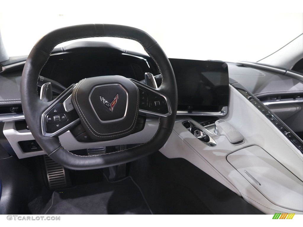2020 Chevrolet Corvette Stingray Coupe Jet Black/Sky Cool Gray Dashboard Photo #144858996
