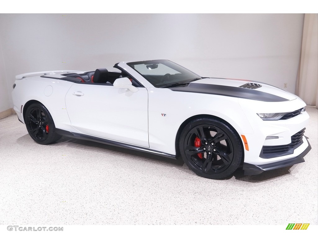 Summit White 2022 Chevrolet Camaro SS Convertible Exterior Photo #144859122
