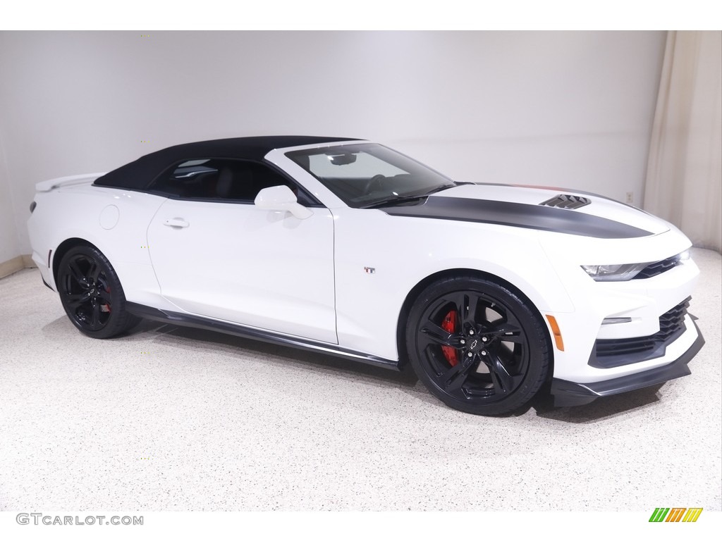 2022 Camaro SS Convertible - Summit White / Jet Black/Red Accents photo #2