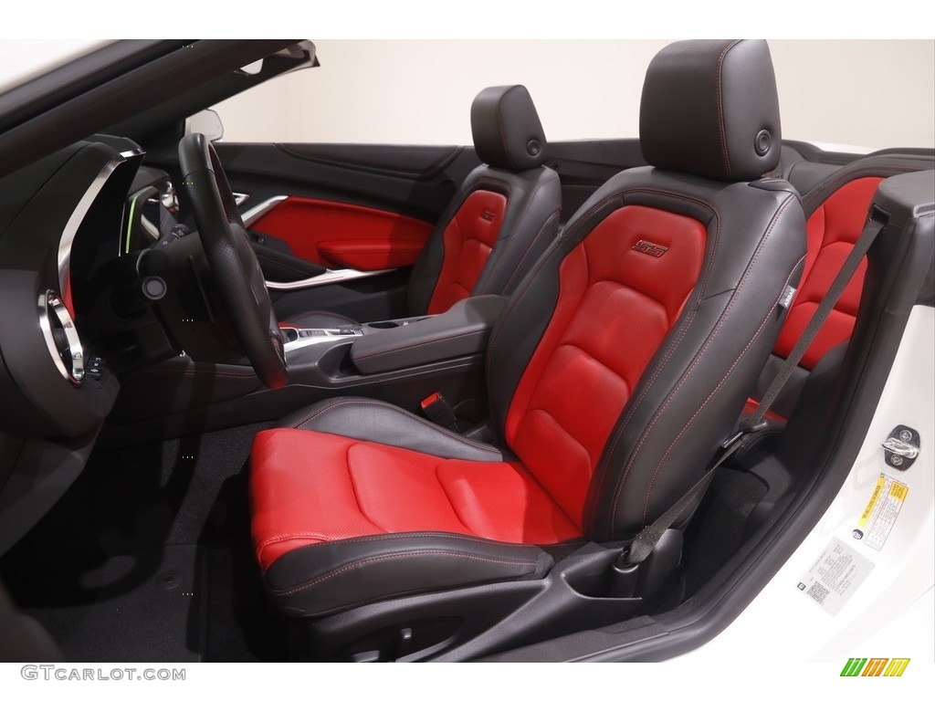 Jet Black/Red Accents Interior 2022 Chevrolet Camaro SS Convertible Photo #144859155