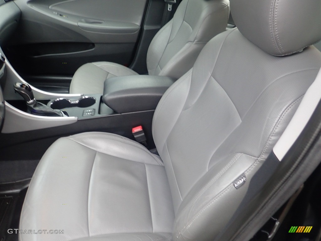 2013 Sonata Limited - Midnight Black / Black photo #17