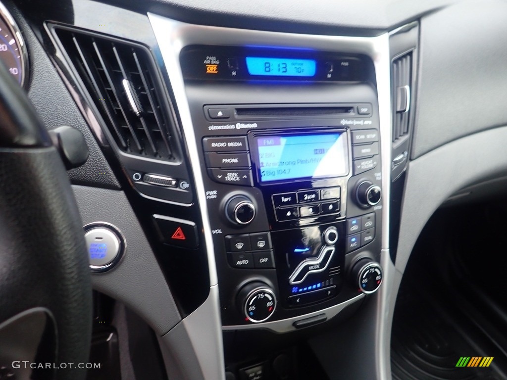 2013 Sonata Limited - Midnight Black / Black photo #27
