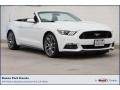 Oxford White 2015 Ford Mustang V6 Convertible