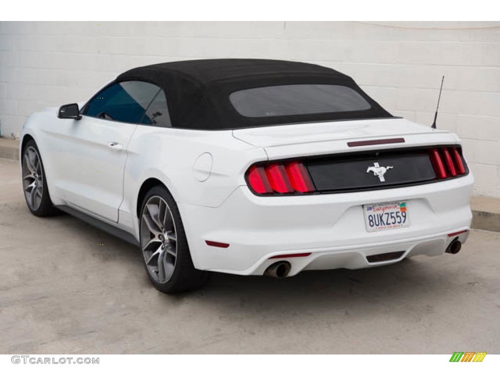 2015 Mustang V6 Convertible - Oxford White / Ebony photo #2