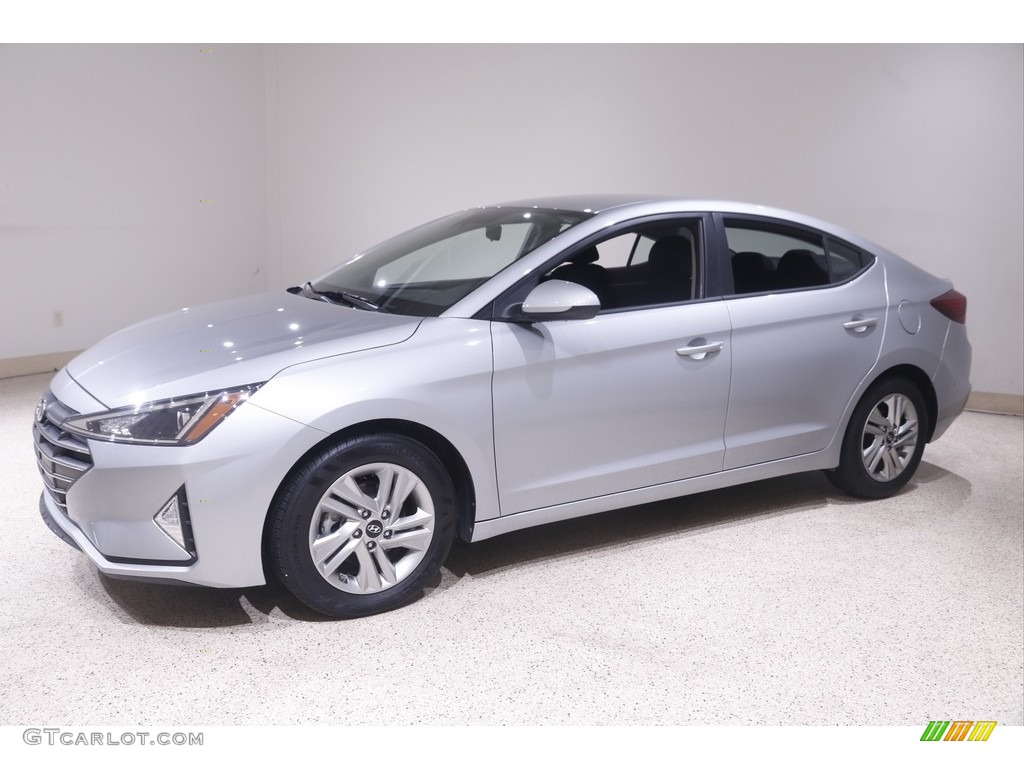 2020 Elantra SEL - Stellar Silver / Black photo #3