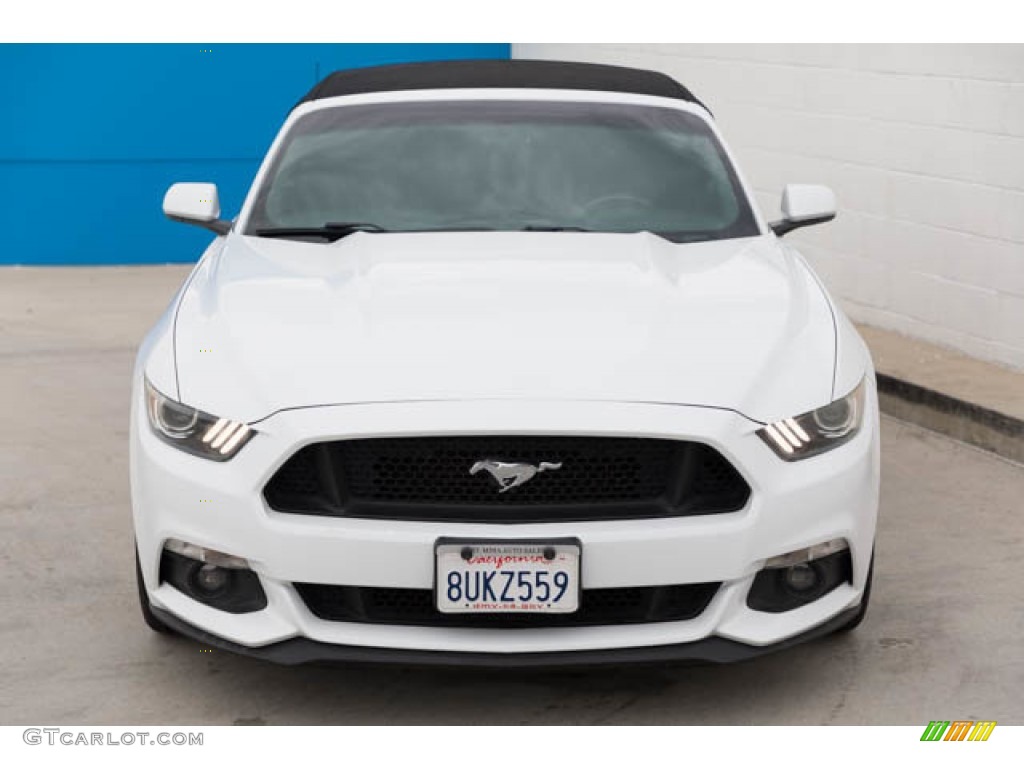 2015 Mustang V6 Convertible - Oxford White / Ebony photo #7