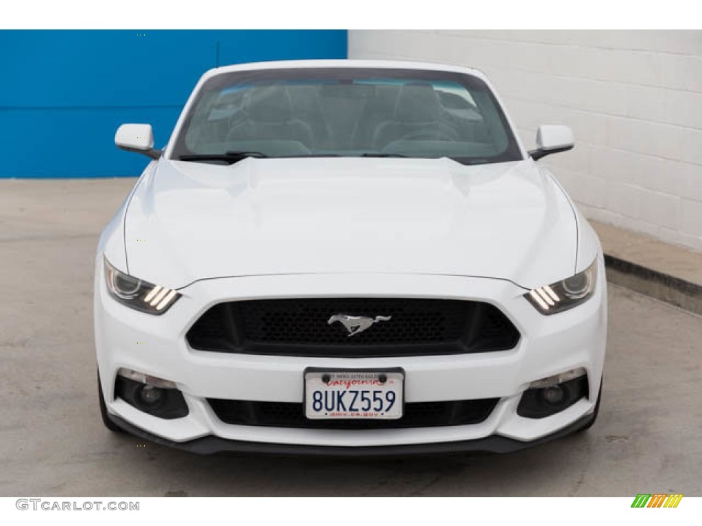 2015 Mustang V6 Convertible - Oxford White / Ebony photo #8