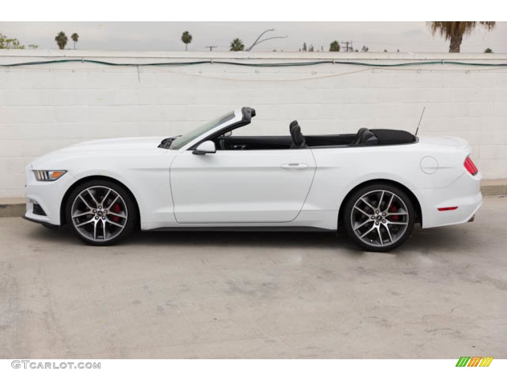 2015 Mustang V6 Convertible - Oxford White / Ebony photo #17