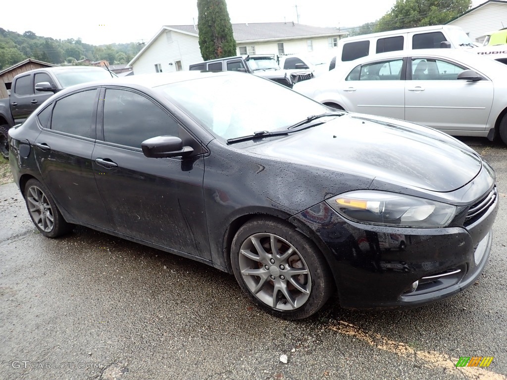 2014 Dart SXT - Pitch Black / Black/Light Tungsten photo #4