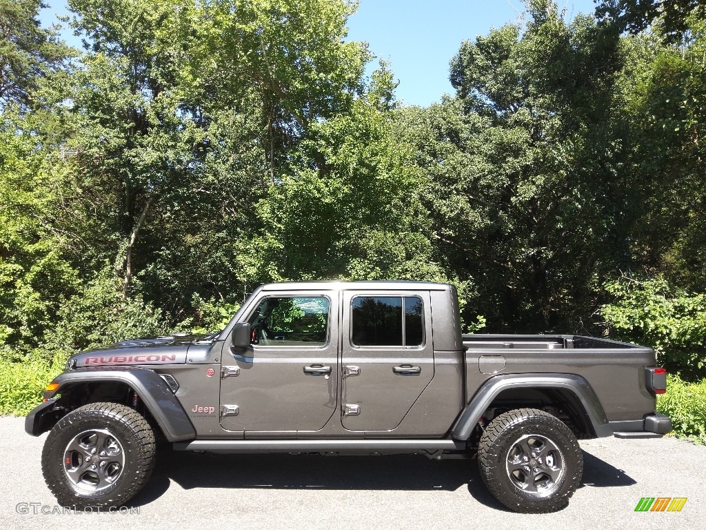 2022 Gladiator Rubicon 4x4 - Granite Crystal Metallic / Black photo #1