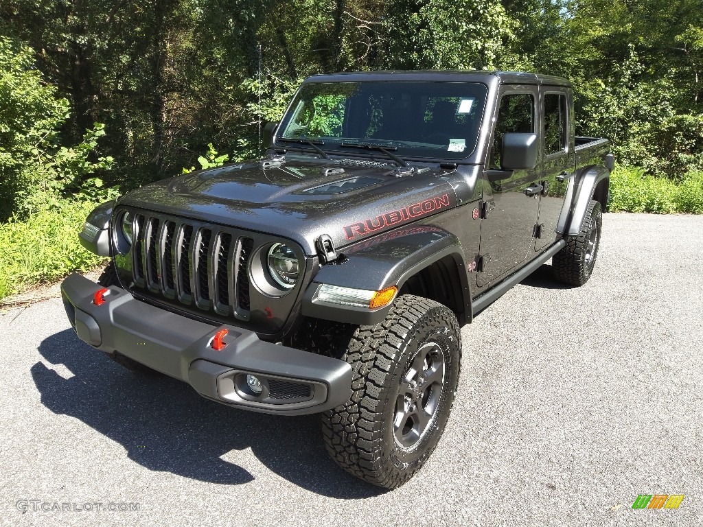 2022 Gladiator Rubicon 4x4 - Granite Crystal Metallic / Black photo #2