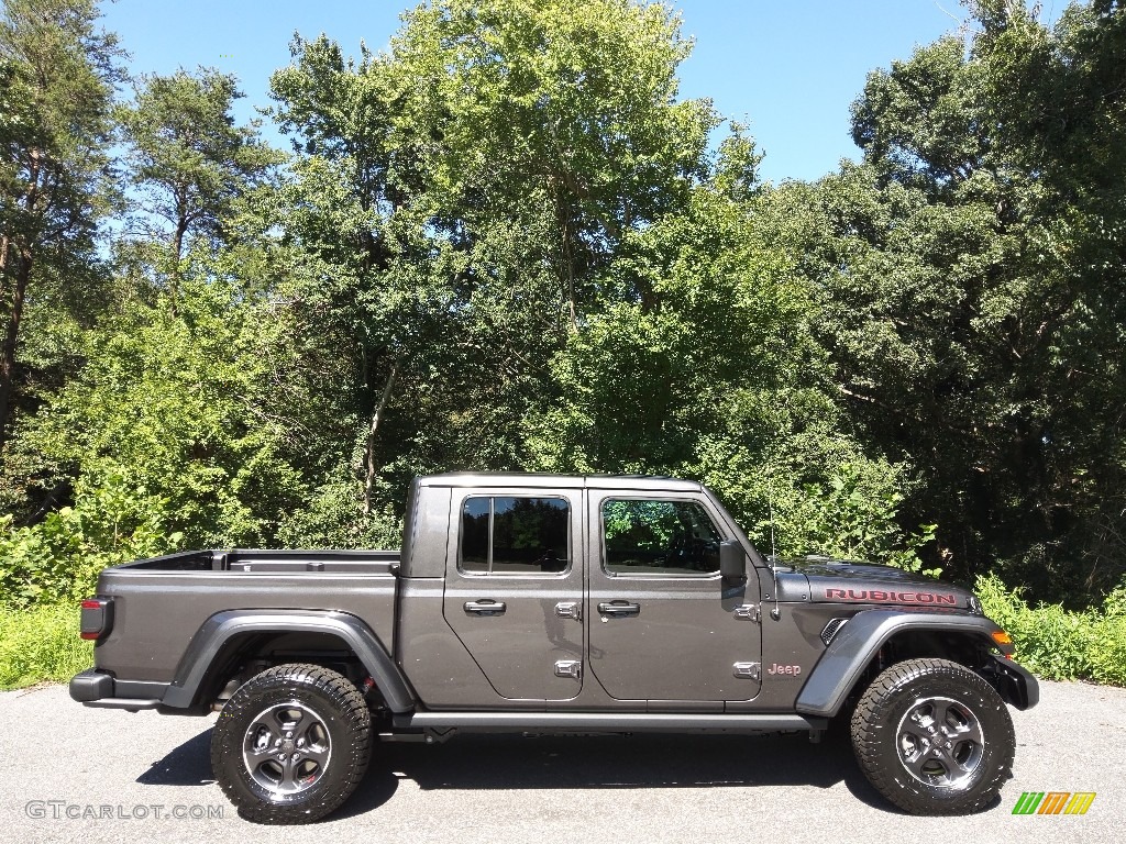 2022 Gladiator Rubicon 4x4 - Granite Crystal Metallic / Black photo #5