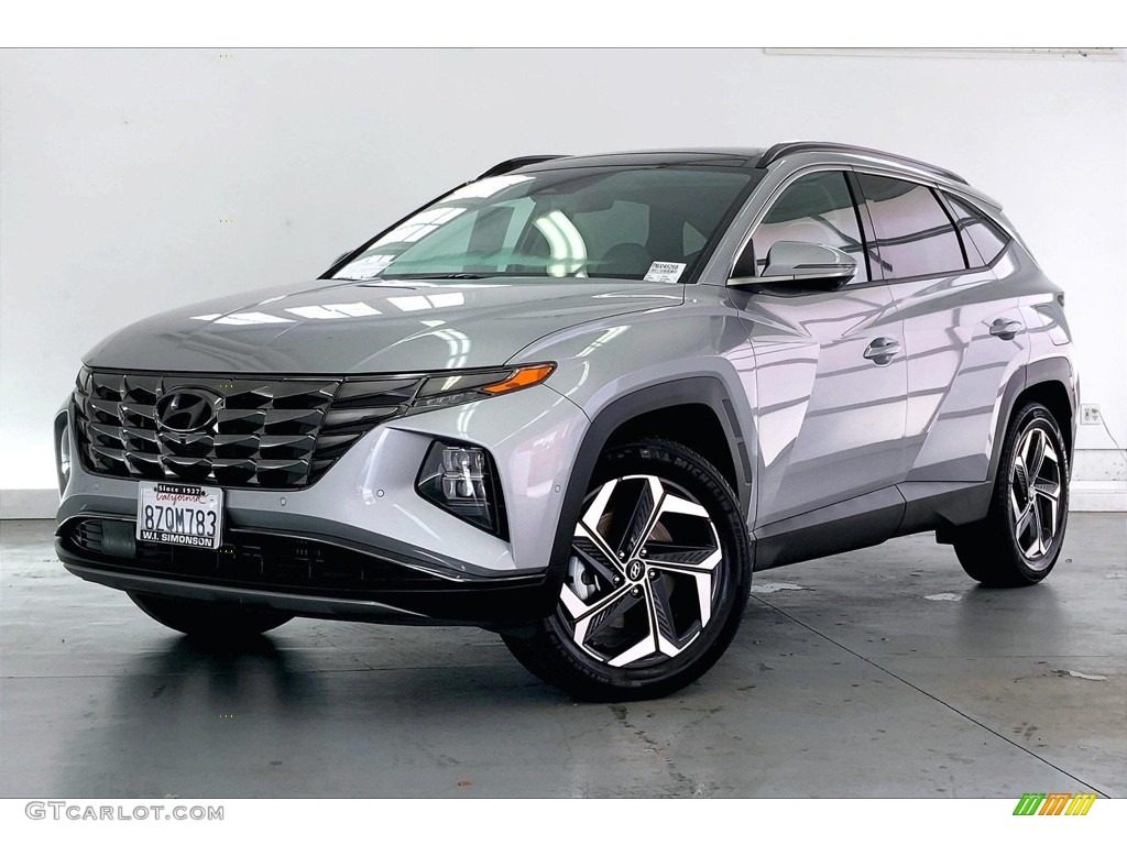 Shimmering Silver 2022 Hyundai Tucson Plug-In Hybrid AWD Exterior Photo #144861484