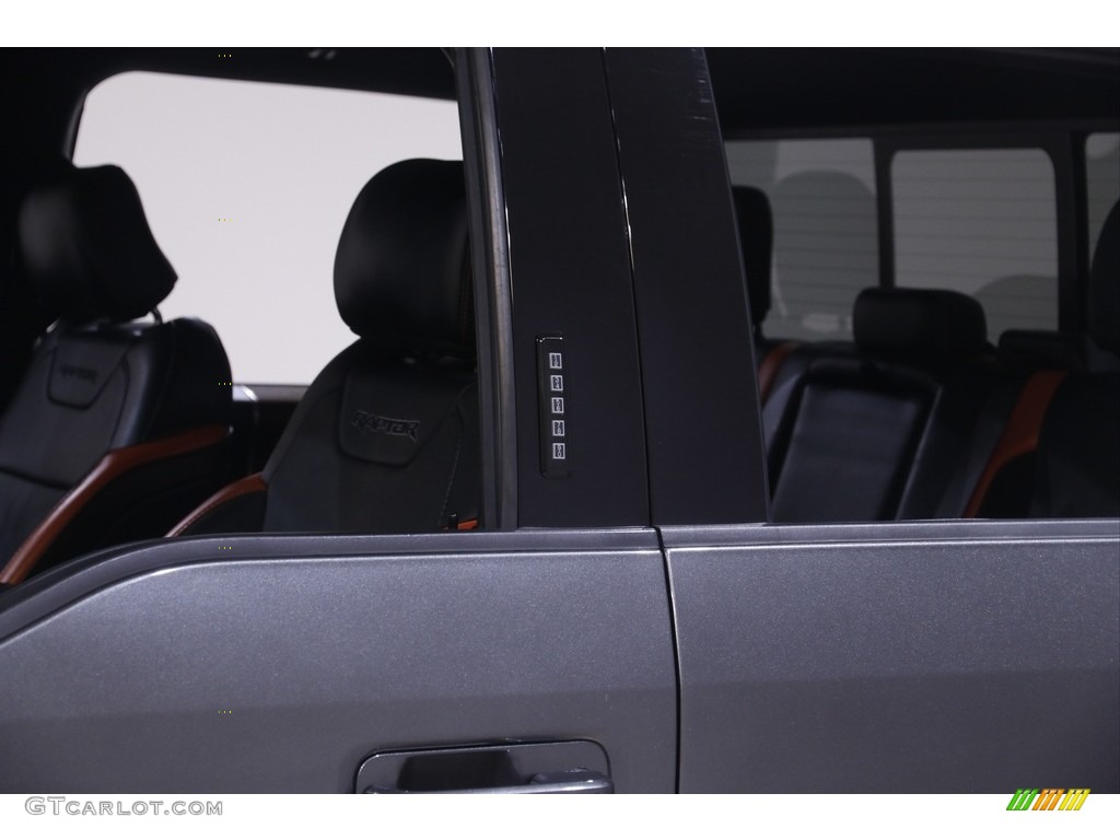 2017 F150 SVT Raptor SuperCrew 4x4 - Magnetic / Raptor Black/Orange Accent photo #4