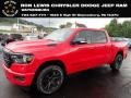 Flame Red 2022 Ram 1500 Big Horn Night Edition Crew Cab 4x4