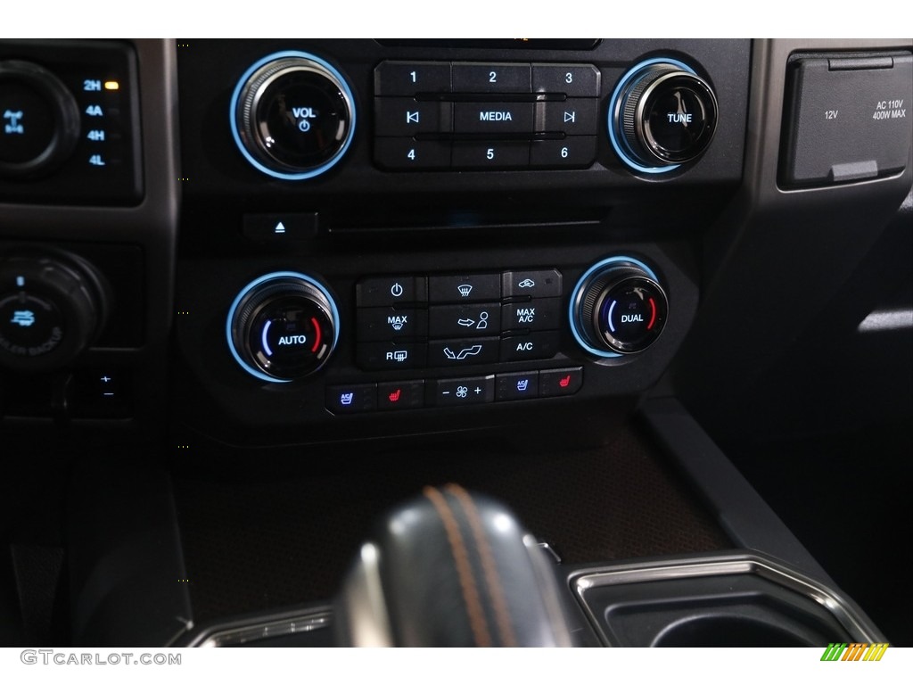 2017 F150 SVT Raptor SuperCrew 4x4 - Magnetic / Raptor Black/Orange Accent photo #16