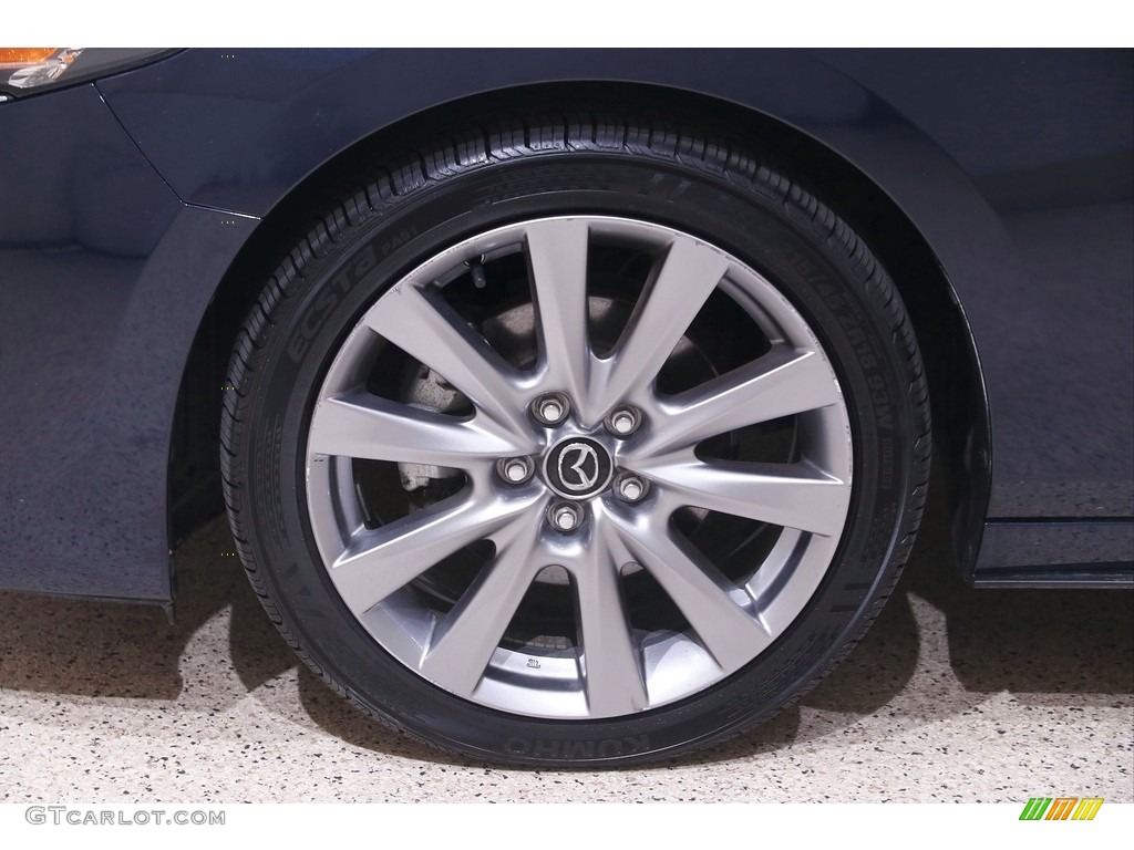 2021 Mazda3 Select Sedan AWD - Deep Crystal Blue Mica / Black photo #19