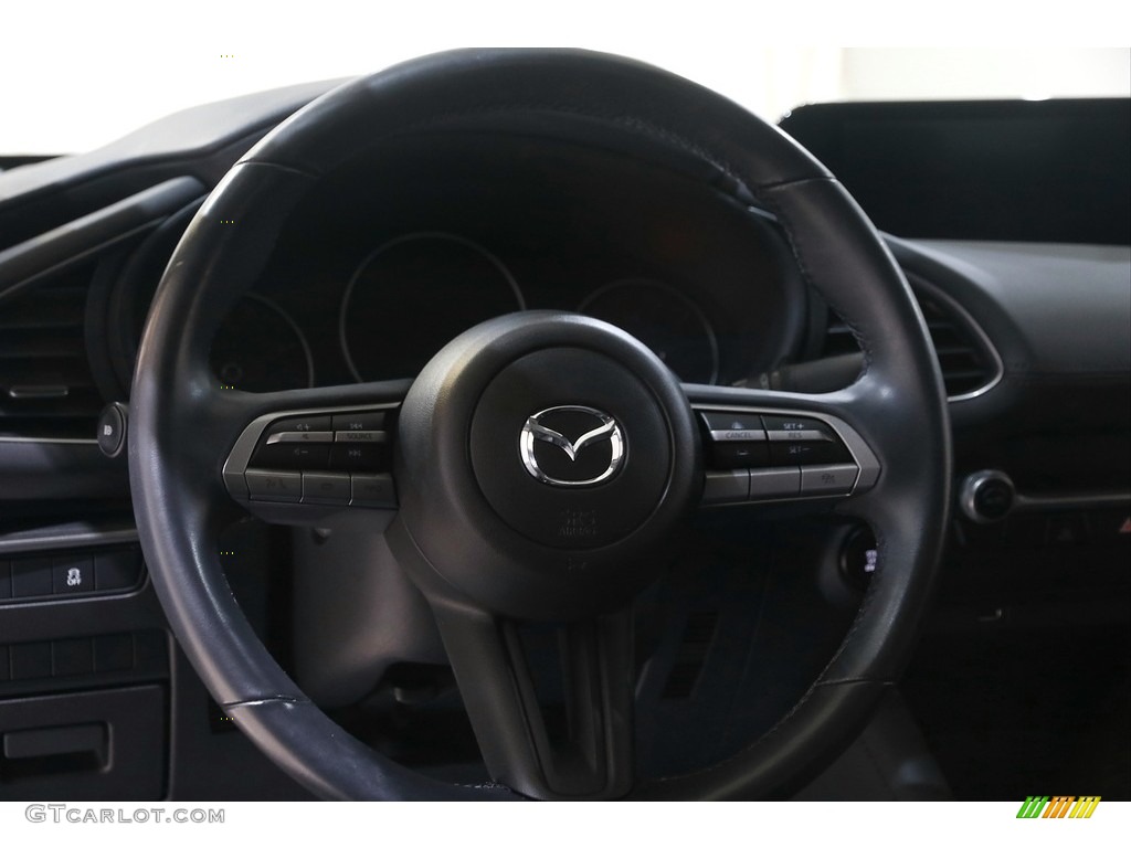 2021 Mazda3 Select Sedan AWD - Deep Crystal Blue Mica / Black photo #7