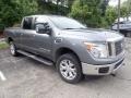 2018 Gun Metallic Nissan TITAN XD SV Crew Cab 4x4  photo #4