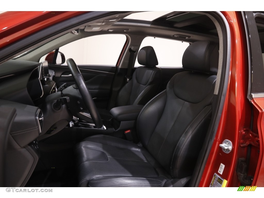 2019 Santa Fe Ultimate AWD - Lava Orange / Black photo #5