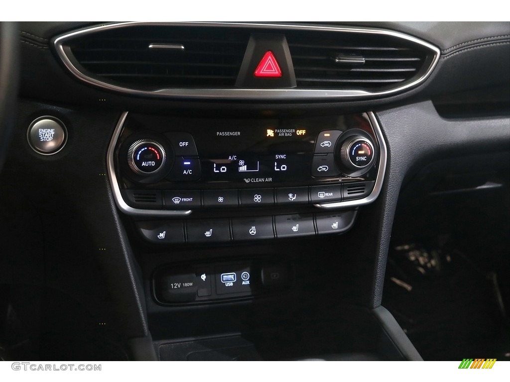 2019 Santa Fe Ultimate AWD - Lava Orange / Black photo #14