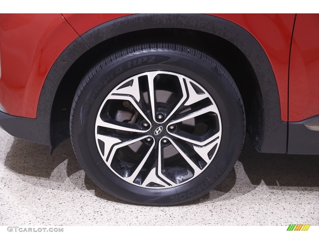 2019 Santa Fe Ultimate AWD - Lava Orange / Black photo #21