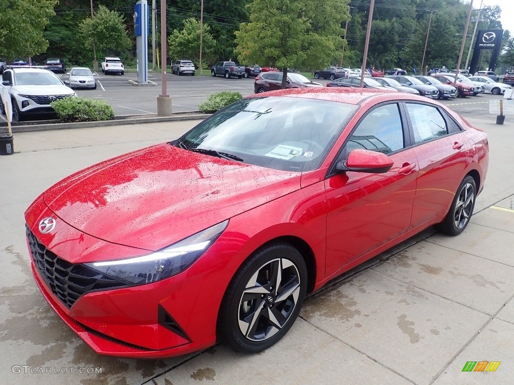 Calypso Red 2023 Hyundai Elantra SEL Exterior Photo #144863341