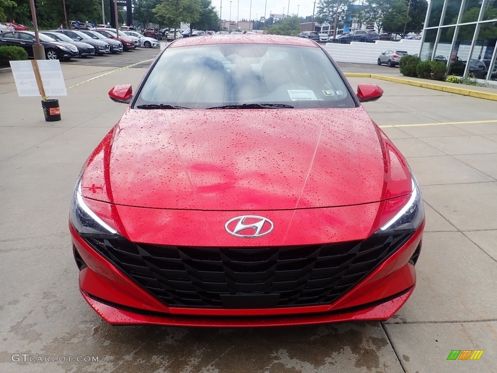 2023 Elantra SEL - Calypso Red / Medium Gray photo #8