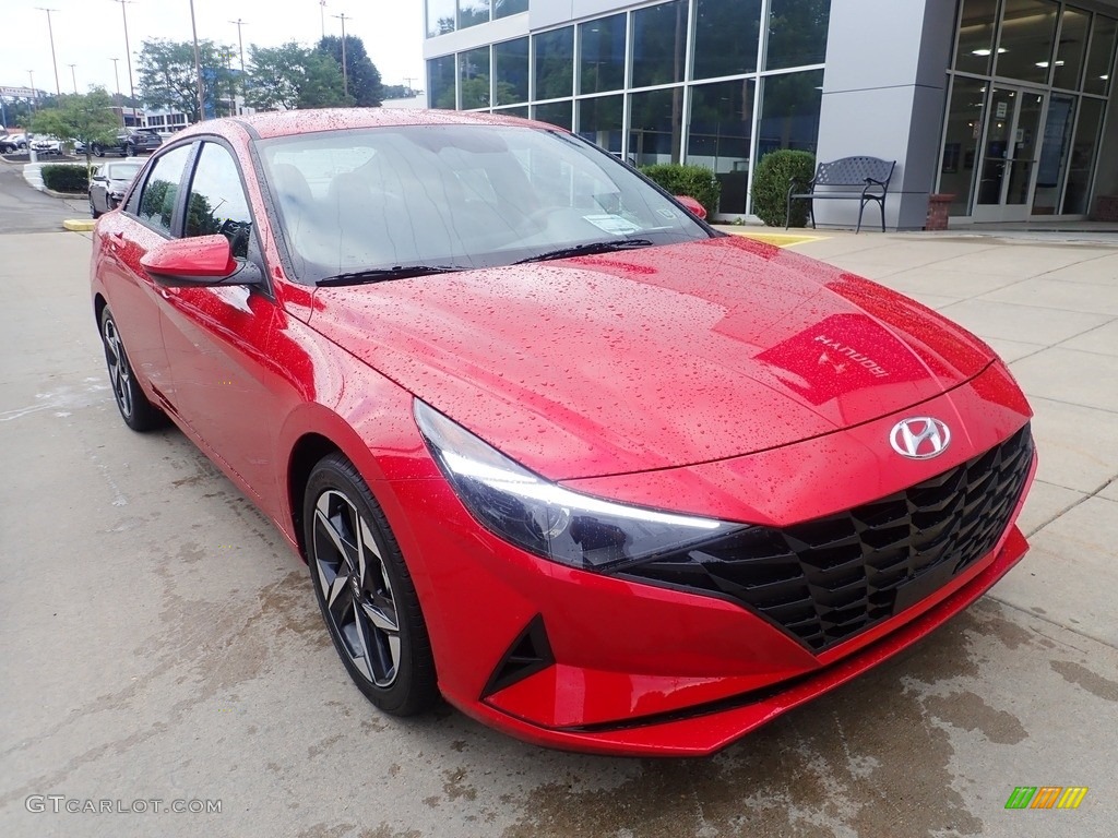 2023 Elantra SEL - Calypso Red / Medium Gray photo #9