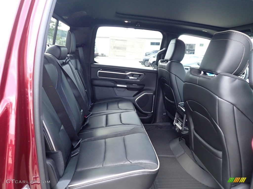Black Interior 2022 Ram 1500 Laramie Crew Cab 4x4 Photo #144863428