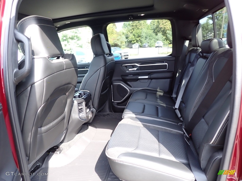 Black Interior 2022 Ram 1500 Laramie Crew Cab 4x4 Photo #144863449