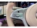 Silk Beige/Espresso Brown 2019 Mercedes-Benz S 560 Sedan Steering Wheel