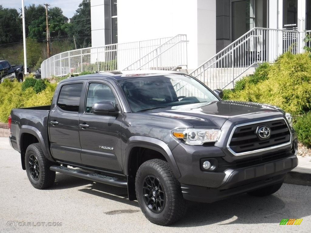 2019 Tacoma SR5 Double Cab 4x4 - Magnetic Gray Metallic / Cement Gray photo #1