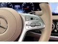 Silk Beige/Espresso Brown 2019 Mercedes-Benz S 560 Sedan Steering Wheel