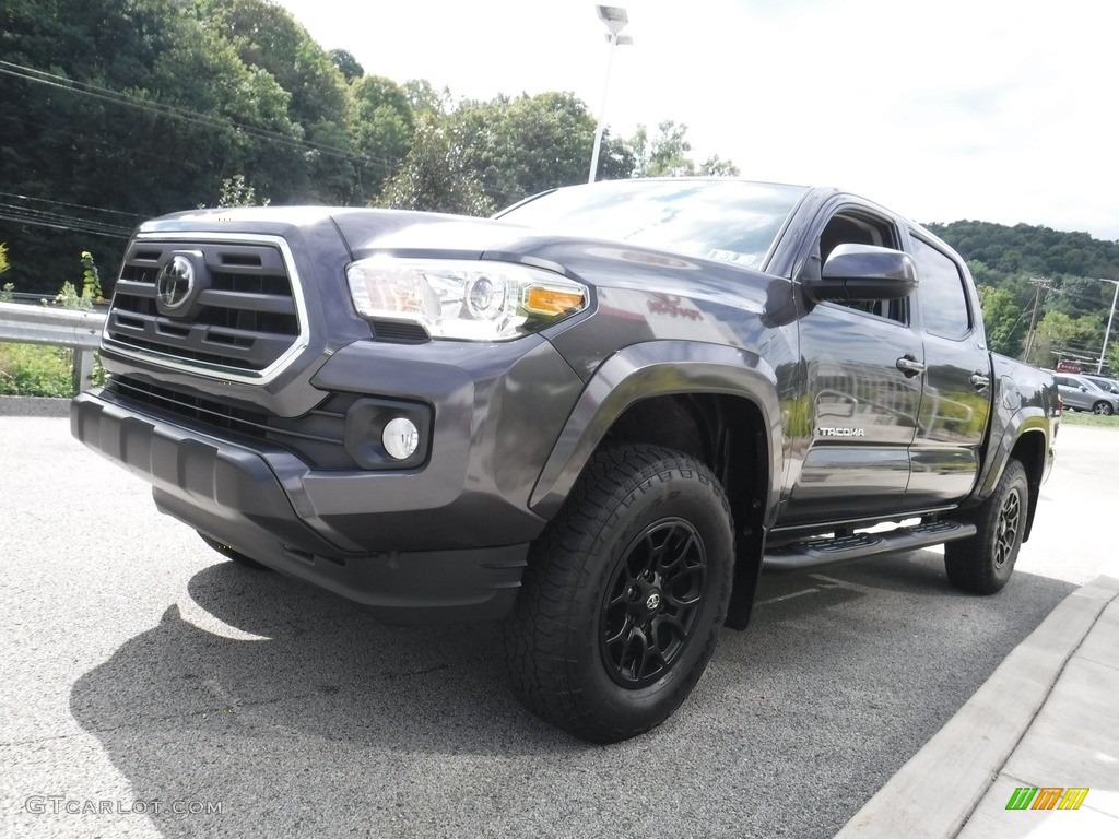 2019 Tacoma SR5 Double Cab 4x4 - Magnetic Gray Metallic / Cement Gray photo #14