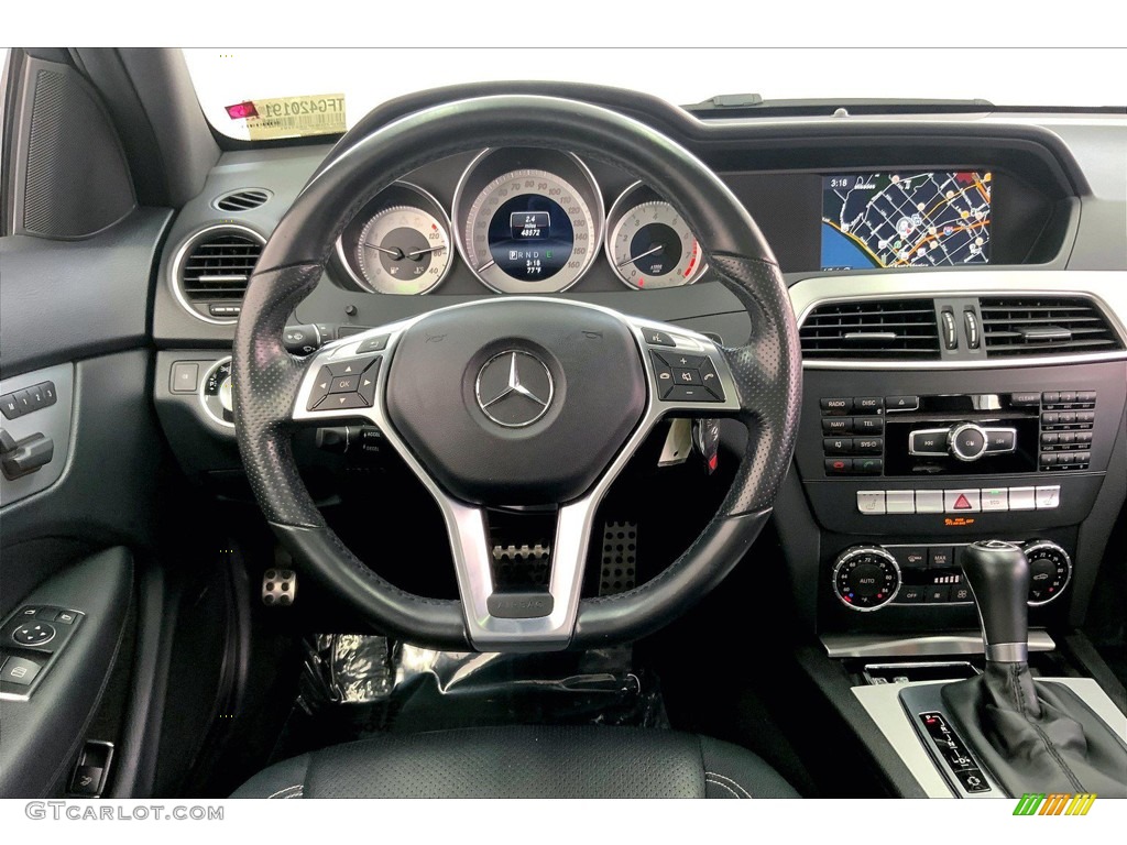 2015 Mercedes-Benz C 350 Coupe Black Dashboard Photo #144864043