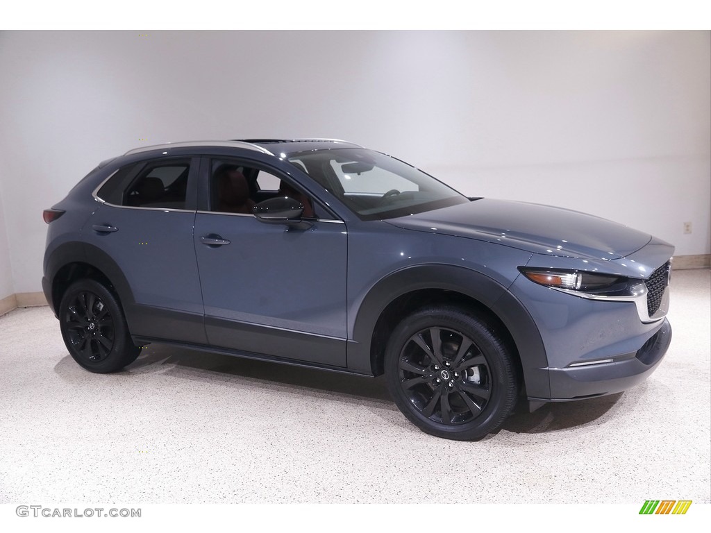 2022 CX-30 S Carbon Edition AWD - Polymetal Gray Metallic / Black photo #1