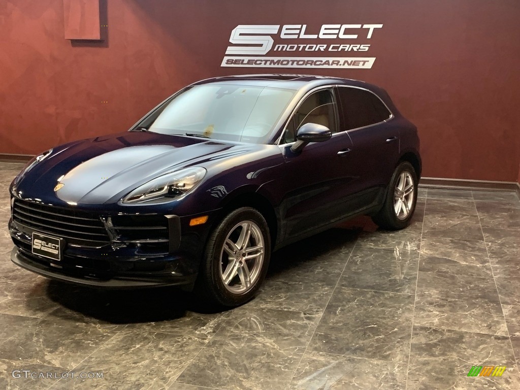 2019 Macan S - Night Blue Metallic / Beige photo #5