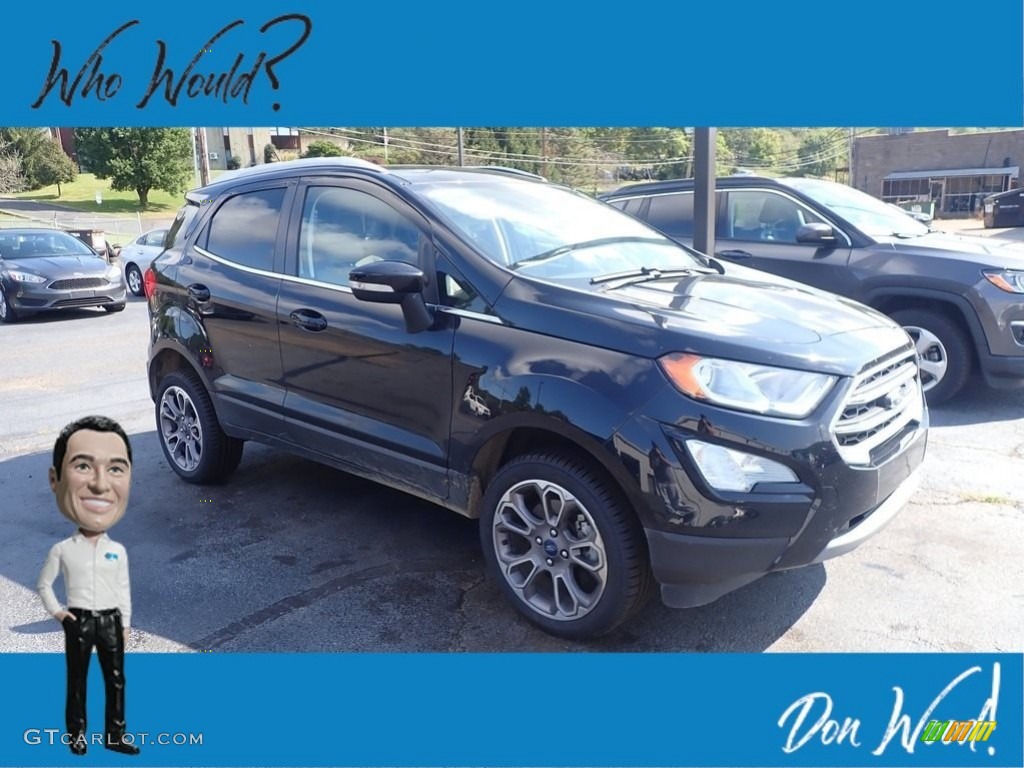 2020 EcoSport Titanium 4WD - Shadow Black / Medium Light Stone photo #1