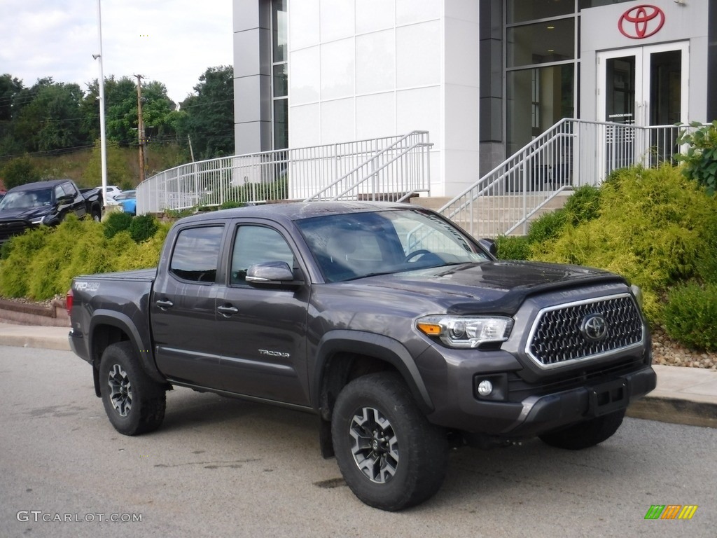 Magnetic Gray Metallic 2019 Toyota Tacoma TRD Off-Road Double Cab 4x4 Exterior Photo #144864376