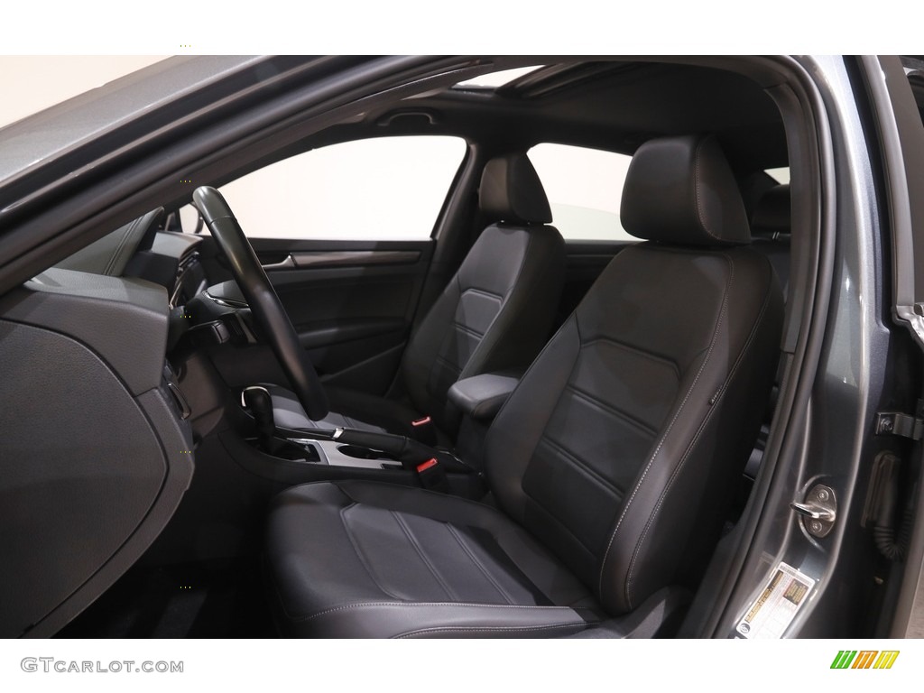Titan Black Interior 2021 Volkswagen Passat R-Line Photo #144865099