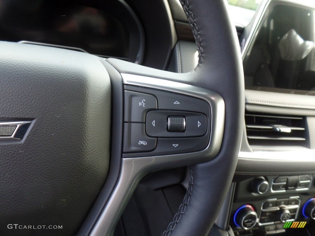 2023 Chevrolet Tahoe Z71 4WD Jet Black Steering Wheel Photo #144865162